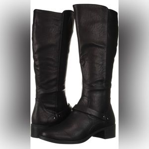 Easy Street Women's Jewel Mid Calf Boot tall boots women 7 1/2 wide ✅